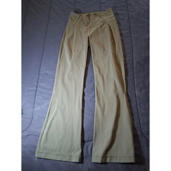 Lululemon Groove Pant Women's 6 Gray Black Flare Yoga Dance Reversible - Picture 1 of 7